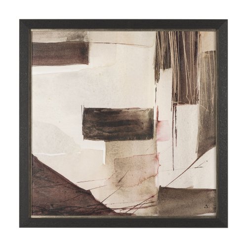 15910 - Quiet Constructs II by Mercana Studio Hand Embelished Textured Framed Artwork Matted
