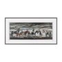 15928 - Equine Echoes III by Mercana Studio Hand Embelished Textured Framed Artwork Matted under Glass