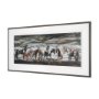 15928 - Equine Echoes III by Mercana Studio Hand Embelished Textured Framed Artwork Matted under Glass