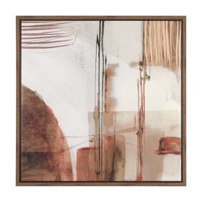 102696-FL - Echoes in Balance II by Mercana Studio Hand-Embellished Textured Framed Canvas Artwork
