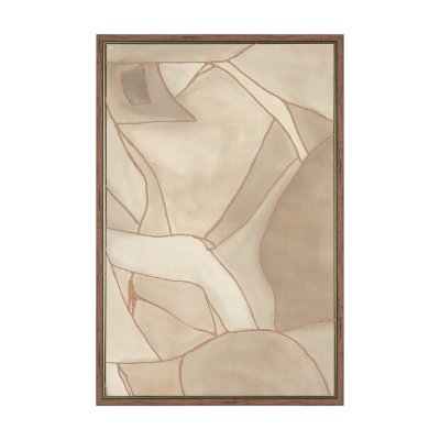 102723-FS - Field Patchwork I by Mercana Studio Handmade Original Framed Canvas Artwork