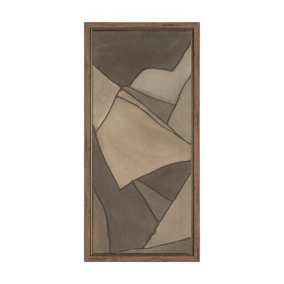 102725-FS - Field Patchwork III by Mercana Studio Handmade Original Framed Canvas Artwork