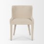 71251 - Nolan Slope Cream Chenille Dining Chair