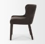 71252 - Nolan Slope Charcoal Chenille Dining Chair