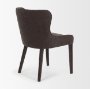 71252 - Nolan Slope Charcoal Chenille Dining Chair