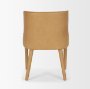 71253 - Nolan Slope Tan Leather Dining Chair