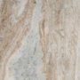 71134-AB - Allyson 32"  Round Medium Brown Wood w/Savar Pink Marble Top Bistro Table