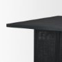71144 - Grier 84" Black Wood w/ Black Cane Dining Table