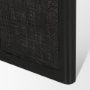 71144 - Grier 84" Black Wood w/ Black Cane Dining Table