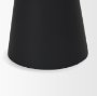 71152 - Odilia Small Smooth Matte Black Metal Geometric Pillar Candle Holder