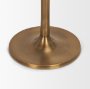 71156 - Chantria Small Solid Natural Brass Adjustable Taper Candle Holder