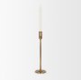 71157 - Chantria Large Solid Natural Brass Adjustable Taper Candle Holder