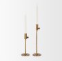 71157 - Chantria Large Solid Natural Brass Adjustable Taper Candle Holder