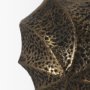 71165 - Imani Large Sculptural Textured Antiqued Gold Metal Decorative Orb Object