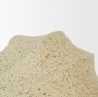 71166 - Imani Small Sculptural Textured Beige Metal Decorative Orb Object