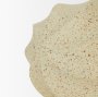 71167 - Imani Large Sculptural Textured Beige Metal Decorative Orb Object
