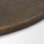 71171 - Jianna Small Oval Textured Antiqued Gold Metal Tray with Handles
