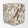71191 - Matteo Solid Pink Marble Square Side Table