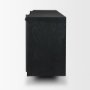 71207 - Rowan Black Oak Wood Closed 4 Door Sideboard