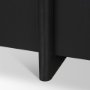 71207 - Rowan Black Oak Wood Closed 4 Door Sideboard