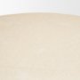 71216-AB - Marbrello 60" Botticino Marble Top Light Brown Fluted Wood Round Dining Table