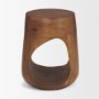 71224 - Cove Mid-Brown Sculptural Open Side Table