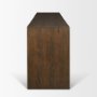 71229 - Belford 94" Dark Brown Oak Wood Media Console