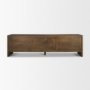 71229 - Belford 94" Dark Brown Oak Wood Media Console