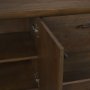 71229 - Belford 94" Dark Brown Oak Wood Media Console
