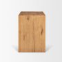 71235 - Belford 3-Drawer Light Brown Oak Wood Closed Nightstand