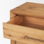 71235 - Belford 3-Drawer Light Brown Oak Wood Closed Nightstand