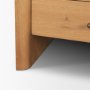 71235 - Belford 3-Drawer Light Brown Oak Wood Closed Nightstand