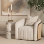 71156 - Chantria Small Solid Natural Brass Adjustable Taper Candle Holder