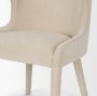 71251 - Nolan Slope Cream Chenille Dining Chair