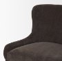 71252 - Nolan Slope Charcoal Chenille Dining Chair