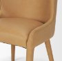 71253 - Nolan Slope Tan Leather Dining Chair