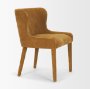 71254 - Nolan Slope Rust Chenille Dining Chair