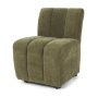 71276 - Wilkins Moss Olive Fabric Upholstered Dining Chair