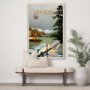 14403 - Muskoka Go Canada (XL) by Mercana Studio a Hand Embellished Decograph Framed Art Print under Glass