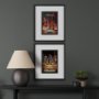 13695 - New York Go USA (M) by Mercana Studio a Framed Art Print Matted under Glass