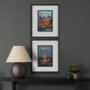 13779 - Toronto Go Canada (M) by Mercana Studio a Framed Art Print Matted under Glass