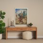 13694 - Calgary Go Canada (L) by Mercana Studio a Hand Embellished Decograph Framed Art Print