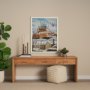 13587 - Quebec City Go Canada (L) by Mercana Studio a Hand Embellished Decograph Framed Art Print