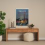 13789 - Toronto Go Canada (L) by Mercana Studio a Hand Embellished Decograph Framed Art Print