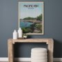 15894 - Pacific Rim GO (L) by Mercana Studio a Hand Embellished Decograph Framed Art Print