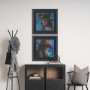 15896 - Round Up III by Mercana Studio Textured Framed Artwork Matted under Glass