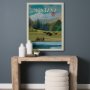15646 - Montana Go USA (L) by Mercana Studio a Hand Embellished Decograph Framed Art Print