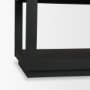 71139 - Bela 80" Matte Black Wood Arched Console Table