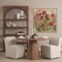 102648-FL - Springs Ritual by Mercana Studio a Hand Embellished Textured Framed Canvas
