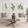 101619-S - Botanical Study IV by Julia Purinton a Hand Embellished Textured Canvas